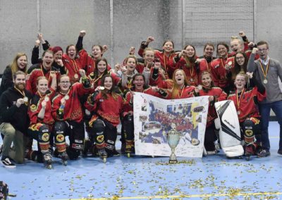 Die Damen des Mendener SC Mambas sind Deutscher Meister im Inline Skaterhockey 2019