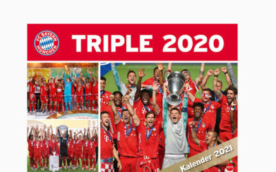 FC Bayern München Triple 2020 Kalender Edition 2021 – Fotos voller Emotionen