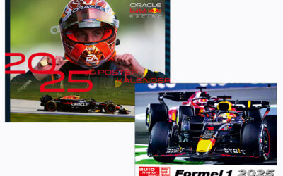 Formel 1-Kalender 2025 von Auto Motor und Sport und Oracle Red Bull Racing