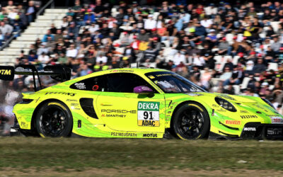 Thomas Preining holt sich im Porsche 911 GT3 R vom Team Manthey-Racing den DTM-Titel